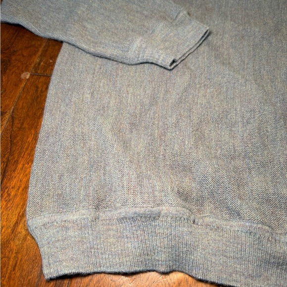 Ike Behar Men’s Baby Alpaca and Wool Sweater Classic Soft New Condition Size L - Picture 5 of 10